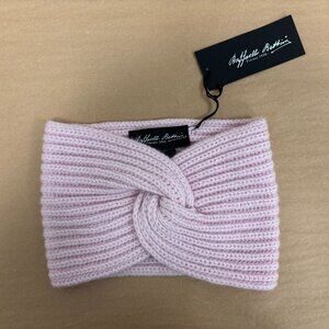NWT Pink Cashmere Raffello Bettini Knit Headband